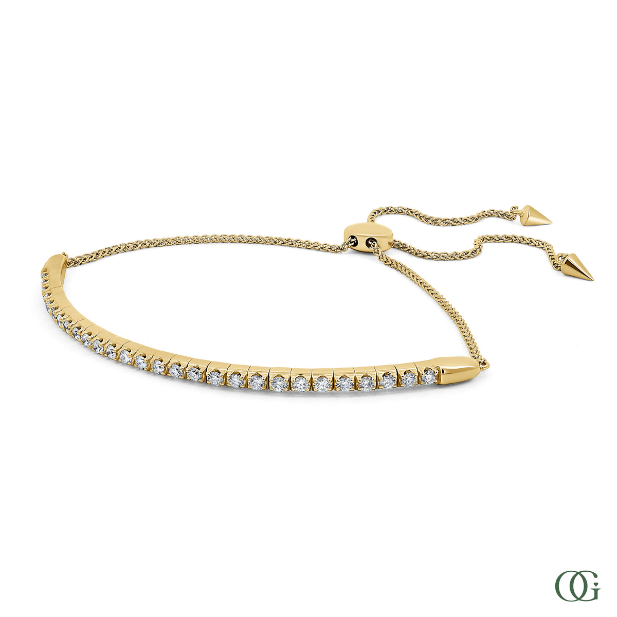 Delicate Adjustable Diamond Bracelet 0.80 CTW