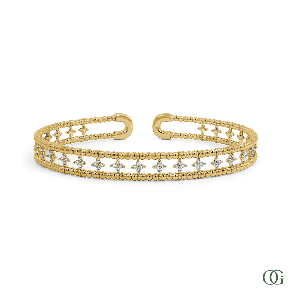 Dainty Elegant Diamond Bangle 0.6 CTW