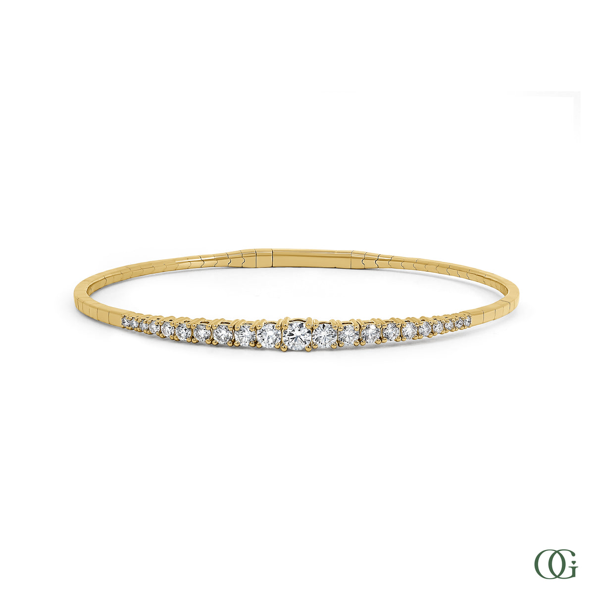 Dainty Glow Diamond Bangle 1.01 CTW