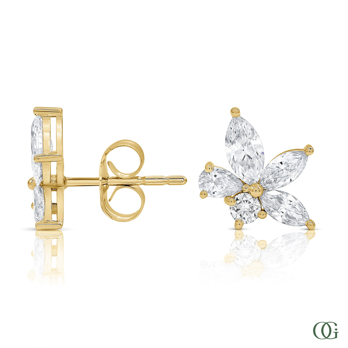 Unique Brilliance Stud Earrings (Lab Grown) (0.7 CTW)