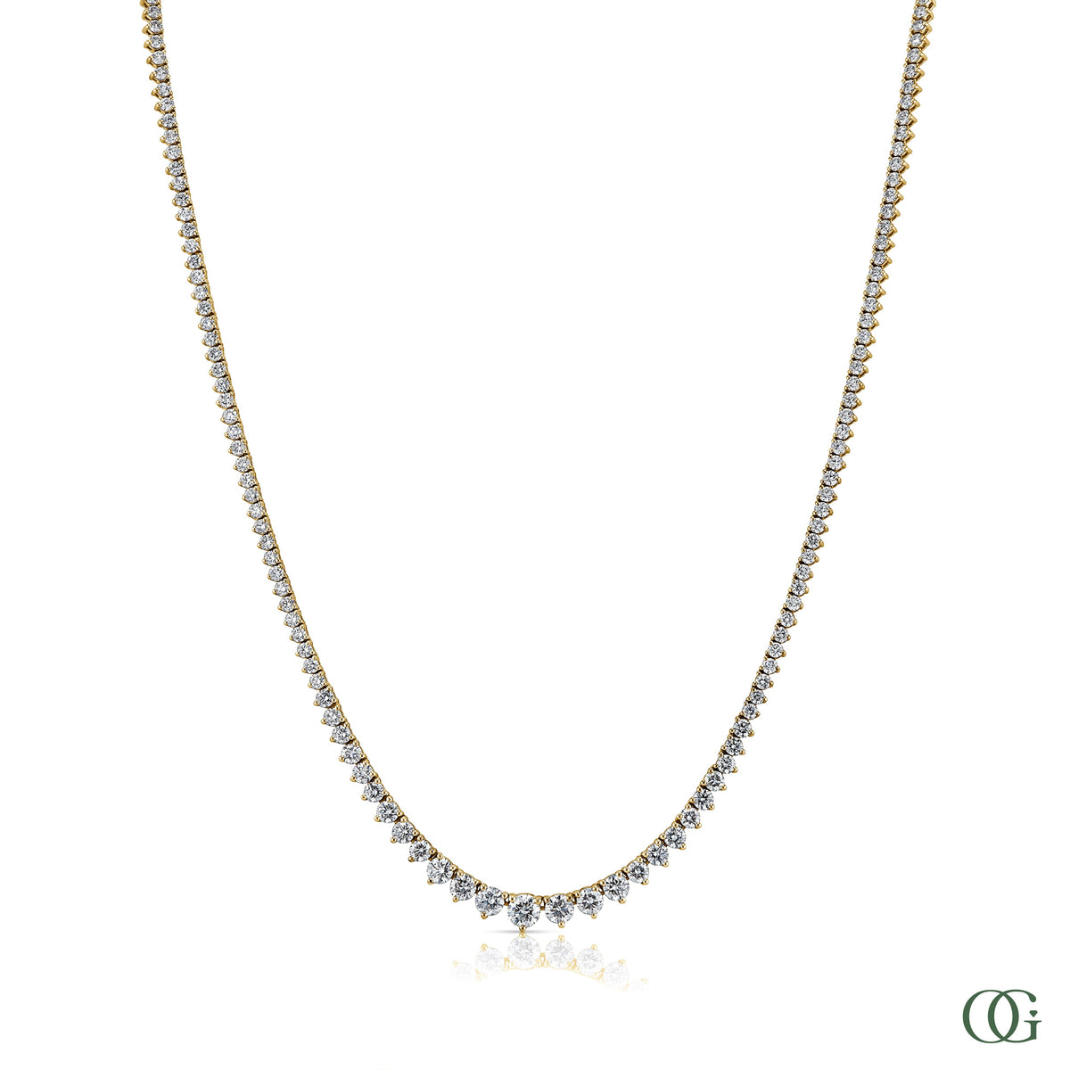 Graduated Diamond Tennis Necklace (8 CTW)