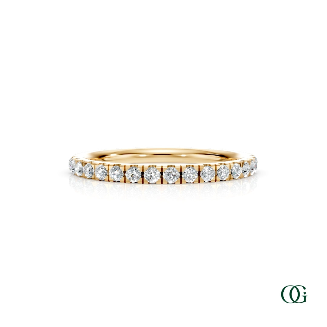 Personalized Birthstone Band Ring