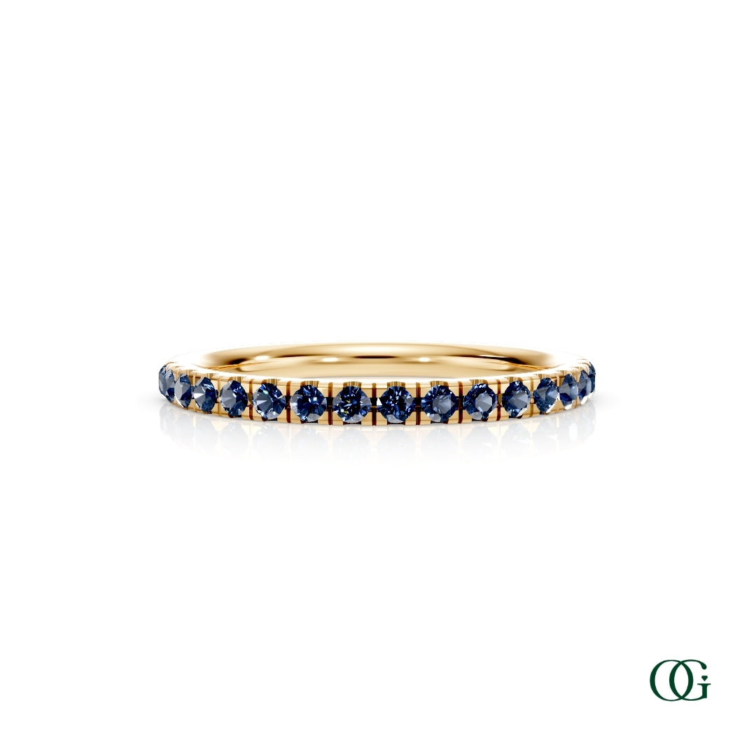 Personalized Birthstone Band Ring