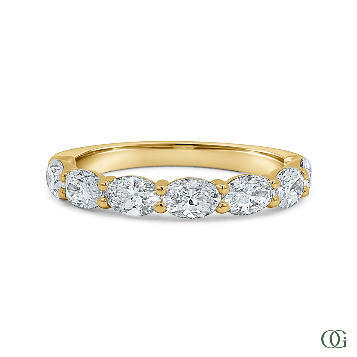 Subtle Brilliance Halfway Lab Grown Diamond Band (1.45 CTW)