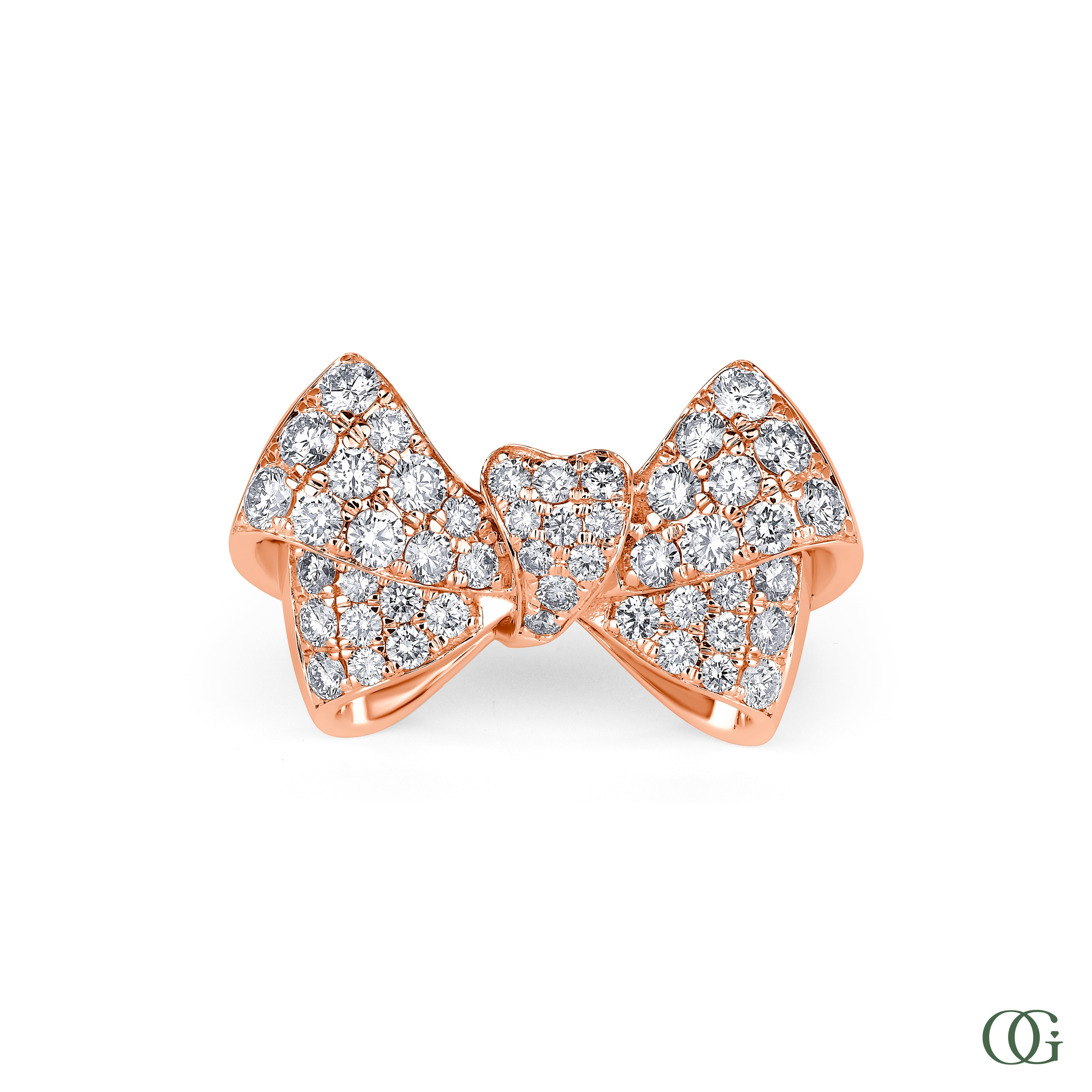 Eternal Bow Natural Diamond Ring
