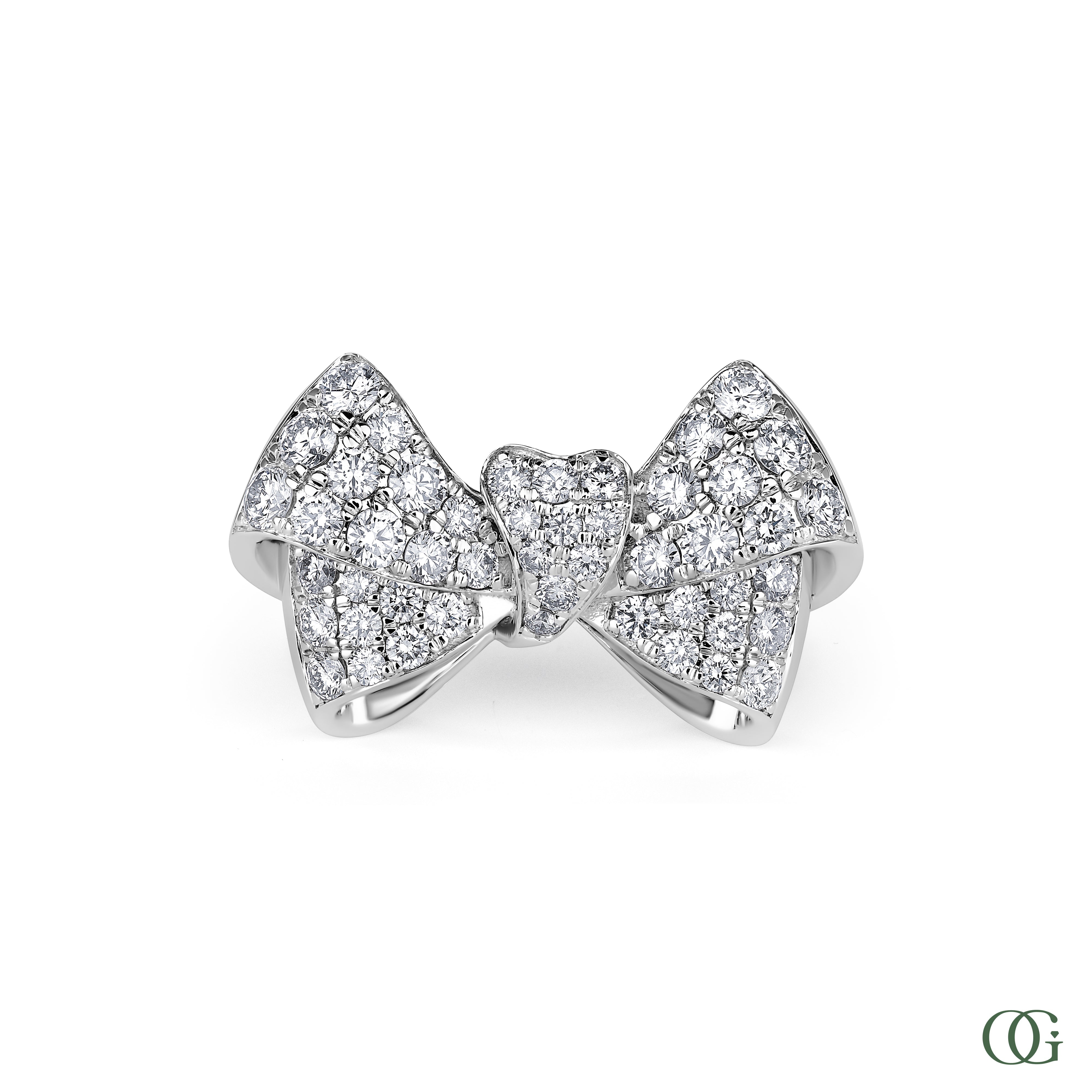 Eternal Bow Natural Diamond Ring