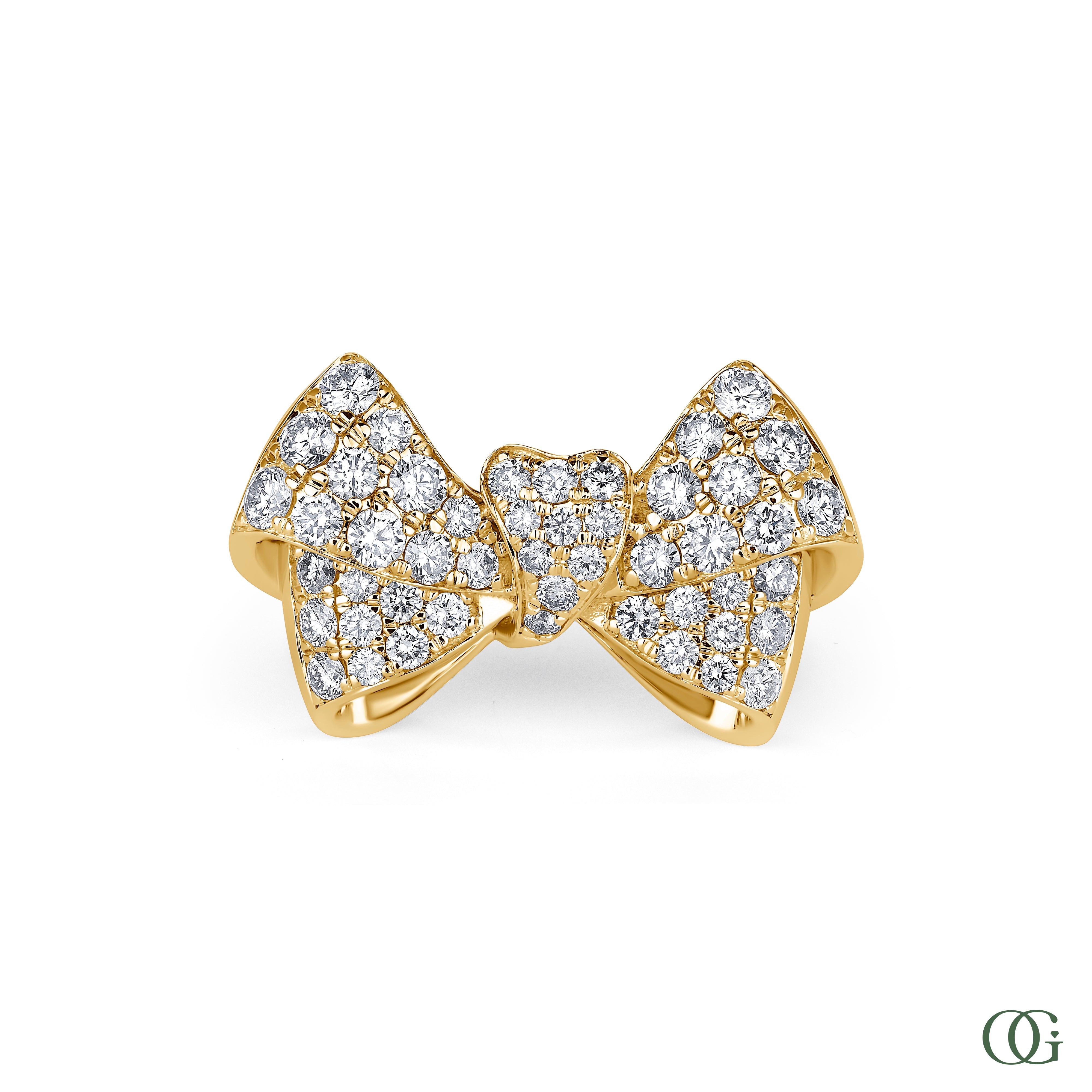 Eternal Bow Natural Diamond Ring